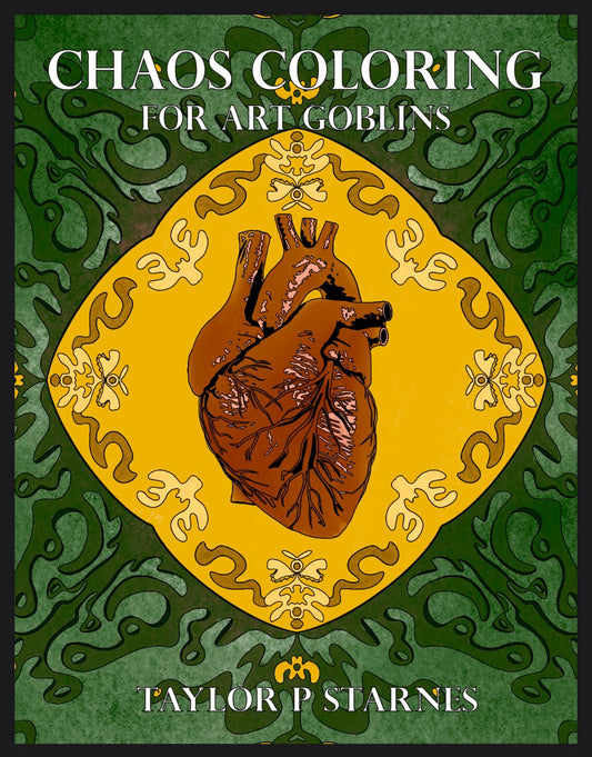 Chaos Coloring for Art Goblins -- Original Coloring Book