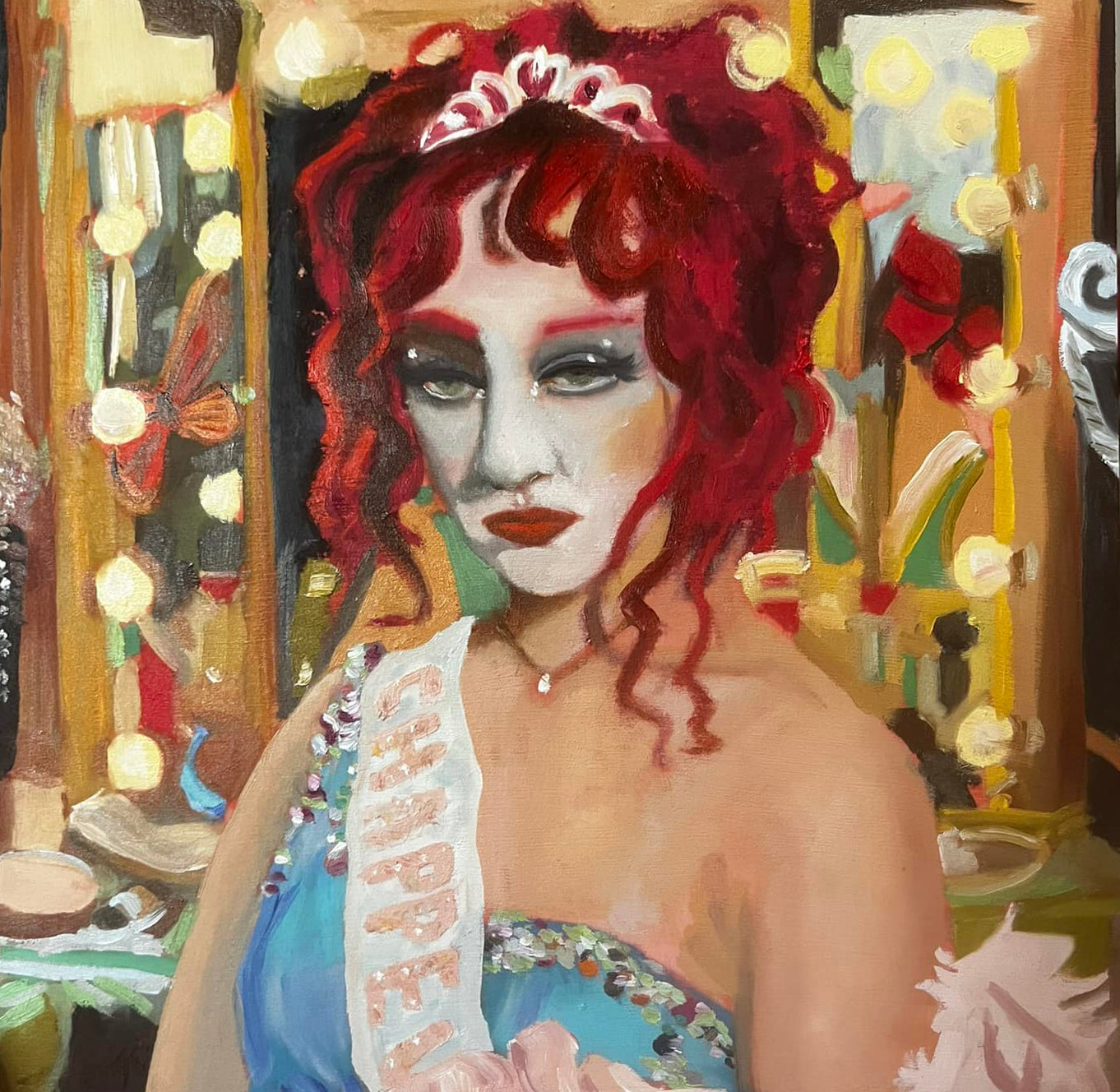 Midwest Princess - Chappell Roan Original Oil Paintig