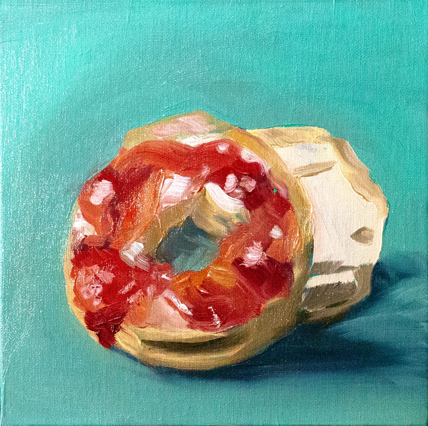 "Schmear'd" -- Original Oil Painting