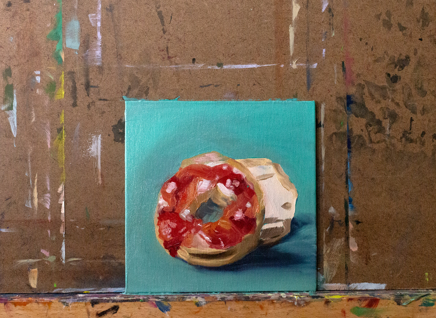 "Schmear'd" -- Original Oil Painting
