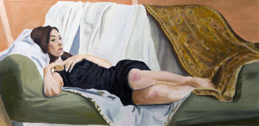 "Sunday Scaries" - Original Oil Painting (Framed)