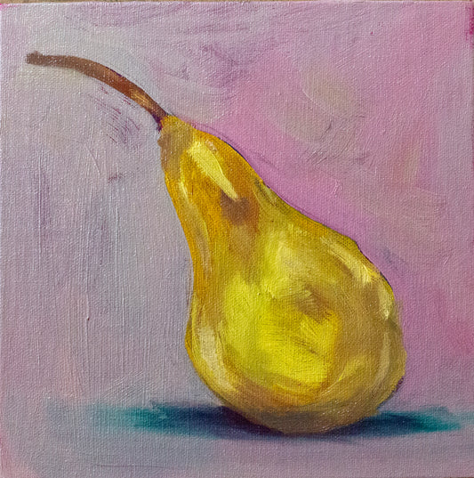 "Pear-fect" -- Original Oil Painting